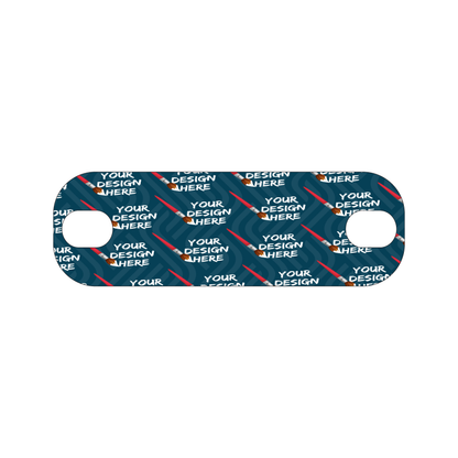 Custom Plastic 8.3" x 2.7" Signage
