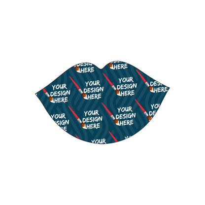 Custom Plastic 3.25" x 2" Lips Shape Cards