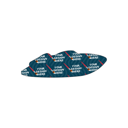 Custom Plastic 3.5" x 1.1" Boat Shape Cards