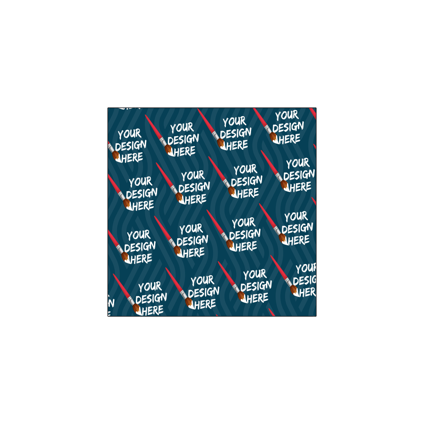 Custom Plastic 2.75" x 2.75" Square Cards