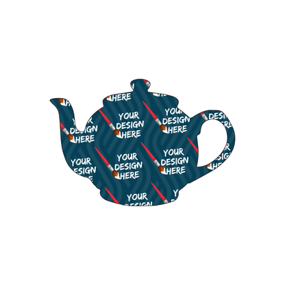Custom Plastic 3.1007" x 2.1254" Teapot Shape Cards