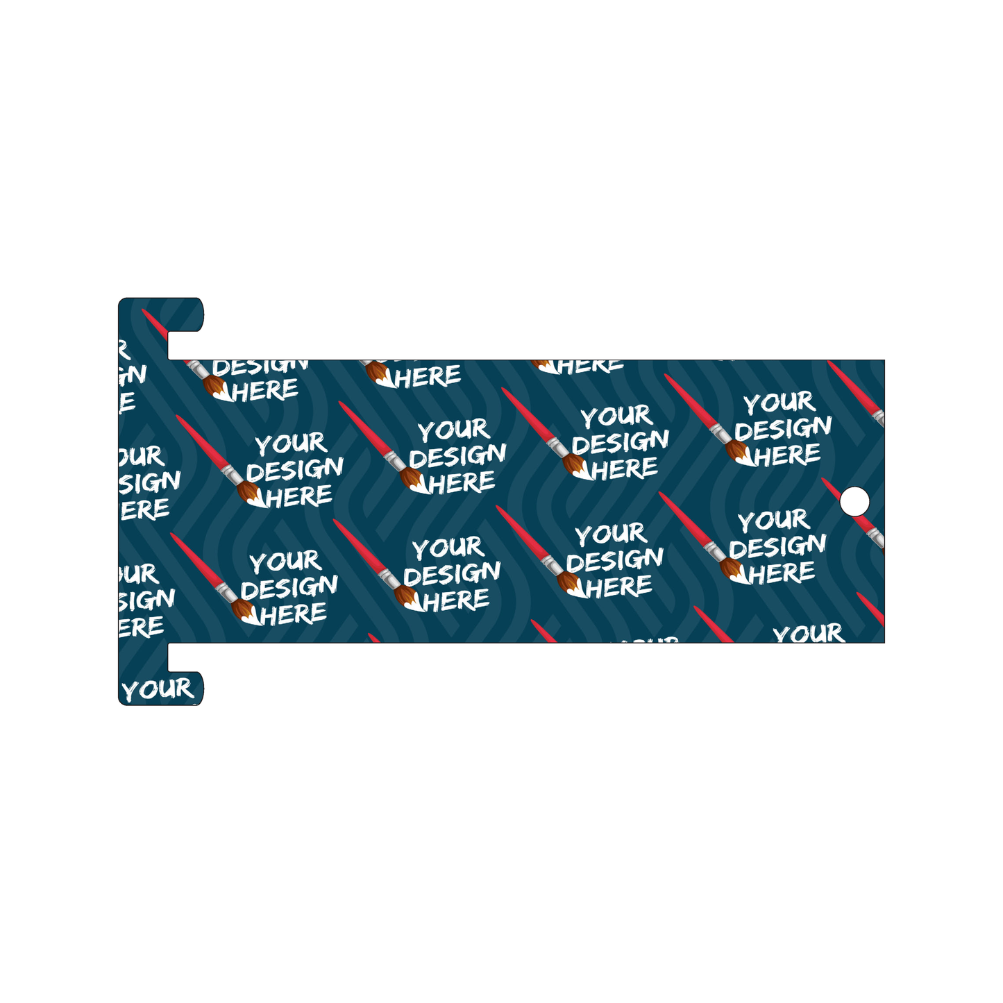 Custom Plastic 4.25" x 8" Long Product Hang Tags