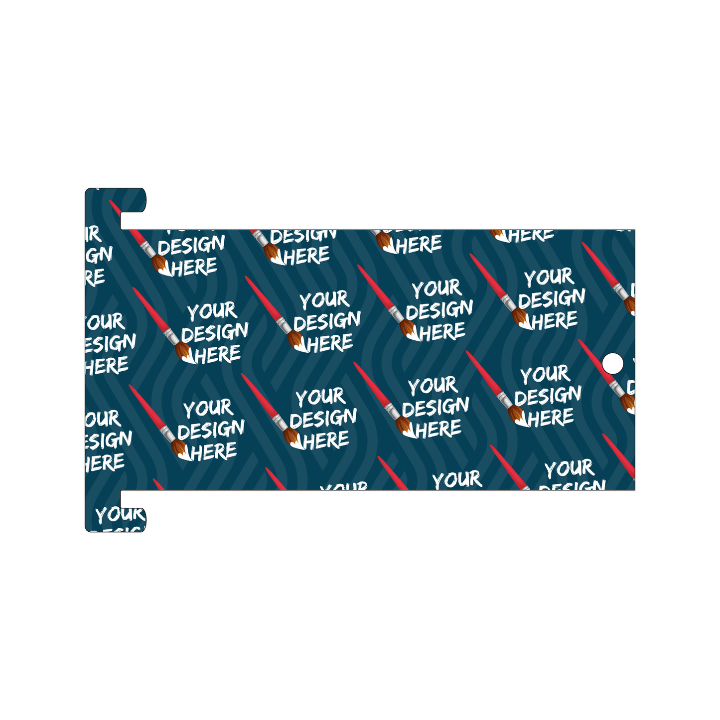 Custom Plastic 5" x 8" Long Product Hang Tags