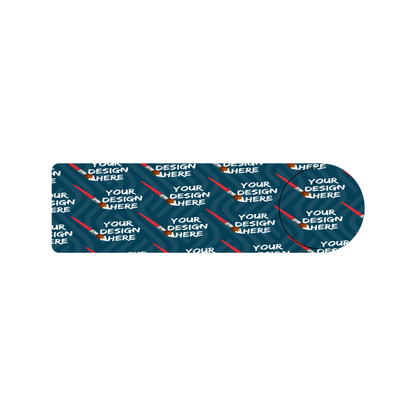 Custom Plastic 2" x 7.0127" Rounded Top Bookmark