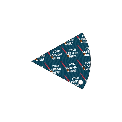 Custom Plastic 2.252" x 2.351" Pizza Shape Key Tags