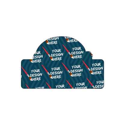 Custom Plastic 3.375" x 2.125" Capital Shape Cards