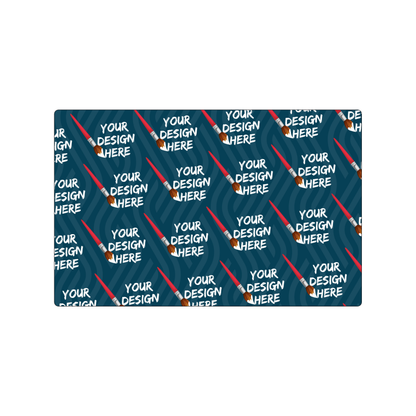 Custom Plastic 9" x 5.75" Large Rectangle Menu
