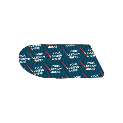 Custom Plastic 4.27" x 1.7" Slanted Edge Tags