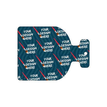 Custom Plastic 4" x 3" Bottle Shape Tags