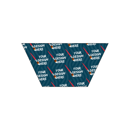Custom Plastic 3.5" x 1.75" Sharp Trapezoid Cards