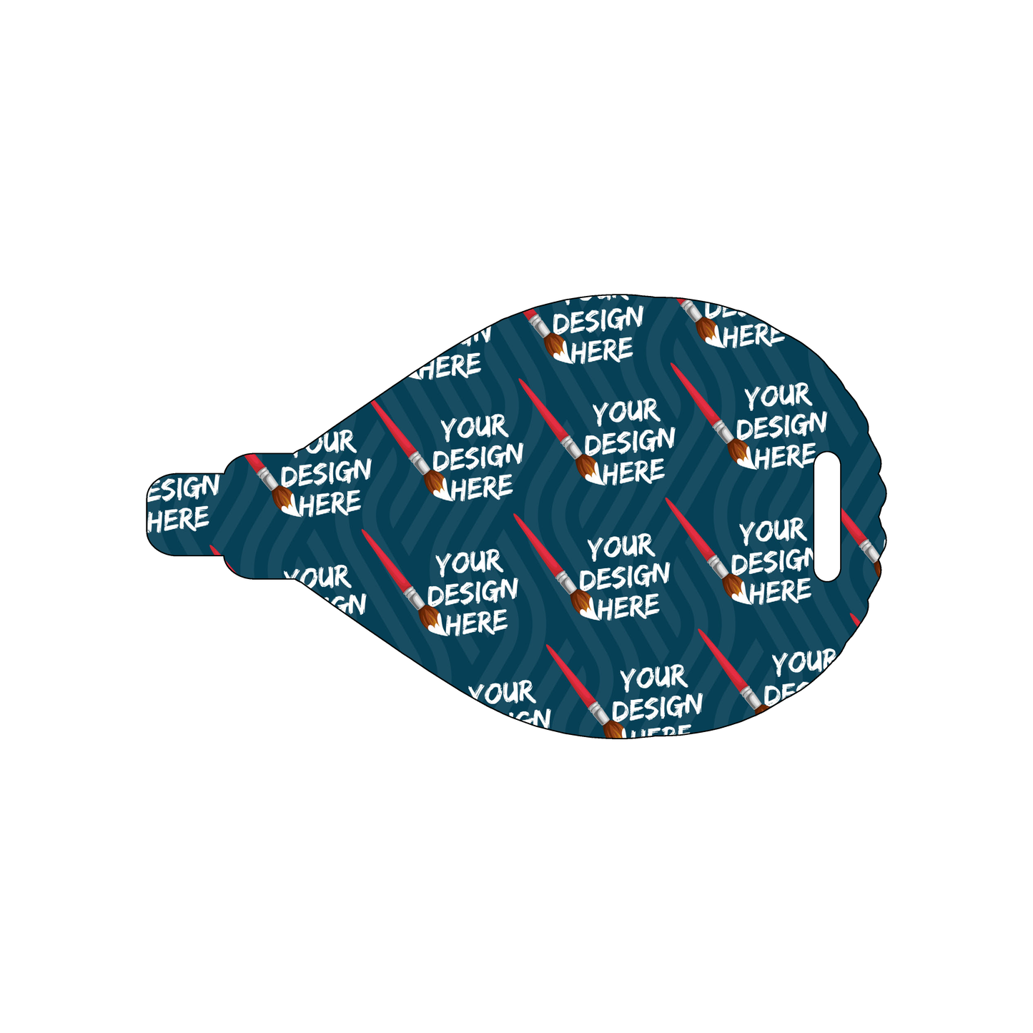 Custom Plastic 3" x 5" Hot Air Balloon Shape Luggage Tags