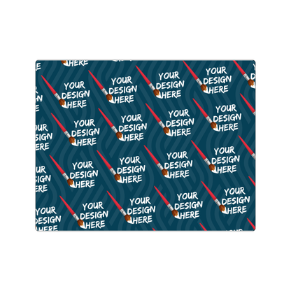 Custom Plastic 7" x 9" Large Rectangle Invitation