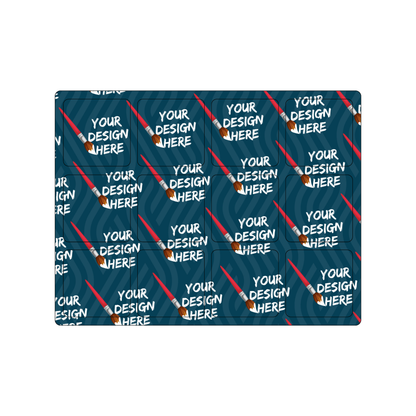 Custom Plastic 12 Punch-Out Square Sheet Combo