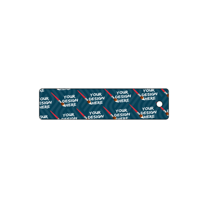 Custom Plastic 2.6125" x 0.6125" Narrow Key Tags