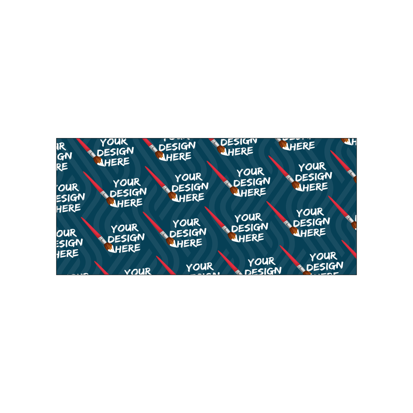 Custom Plastic 5.5" x 2.5" Long Invitation