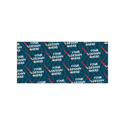 Custom Plastic 5.5" x 2.5" Long Invitation