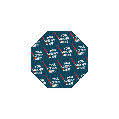 Custom Plastic 2.5" x 2.5" Octagon Cards