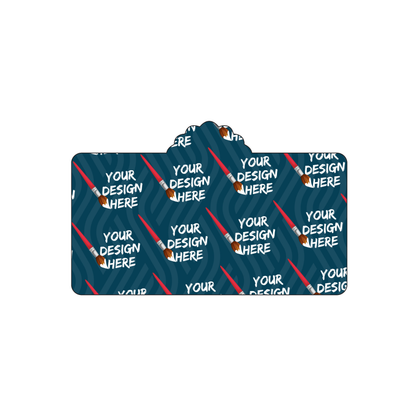 Custom Plastic 3.375" x 2.125" Shell Top Cards