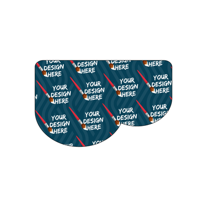 Custom Plastic 3.375" x 2.125" B Shape Cards