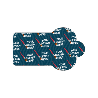 Custom Plastic 5.79" x 3.474" Long Crown Cards