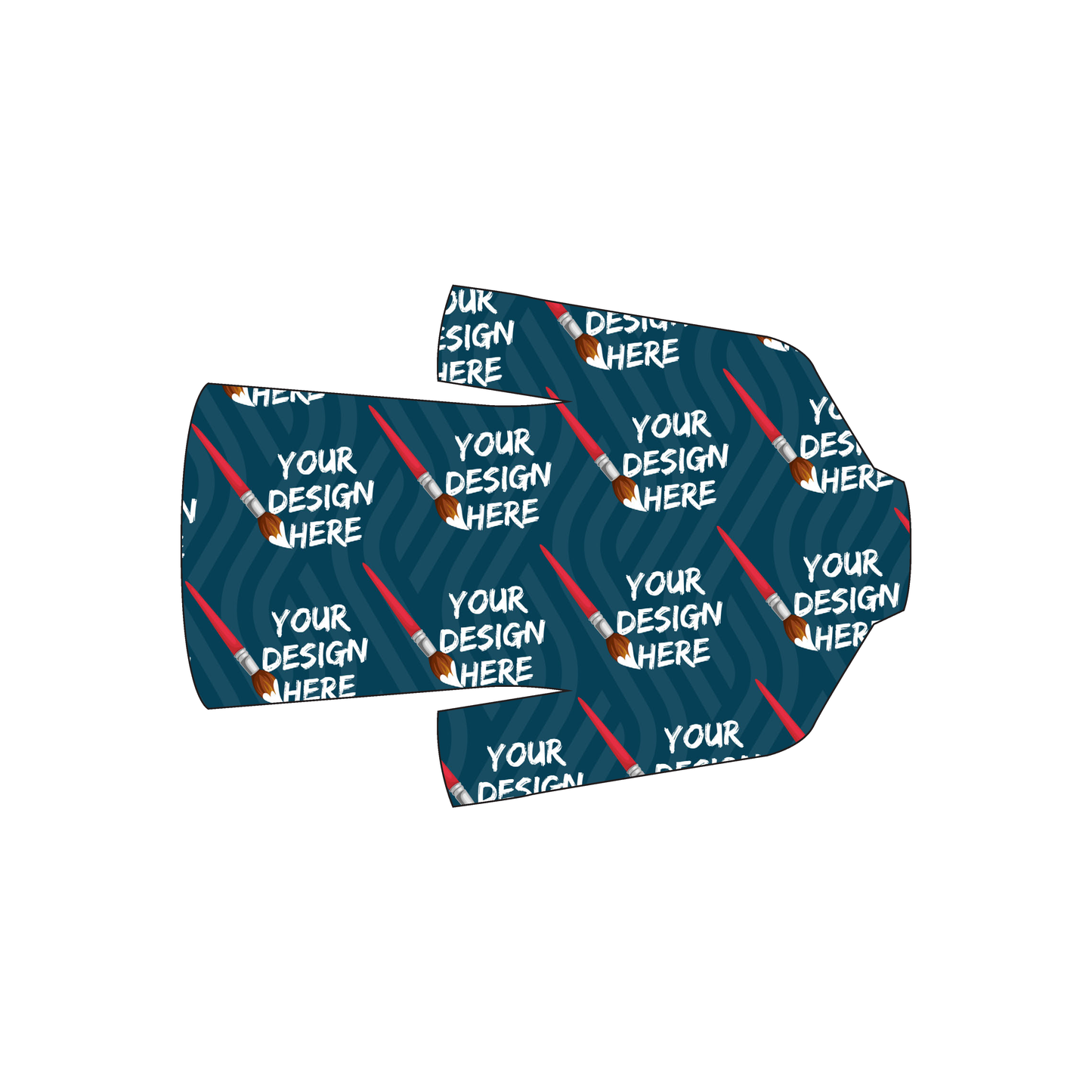 Custom Plastic 3.5" x 2.5" Jacket Shape Cards