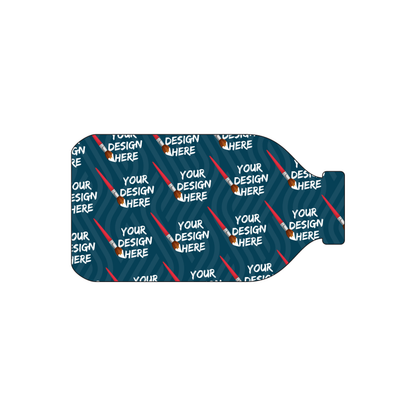 Custom Plastic 3.25" x 1.75" Bottle Shape Cards