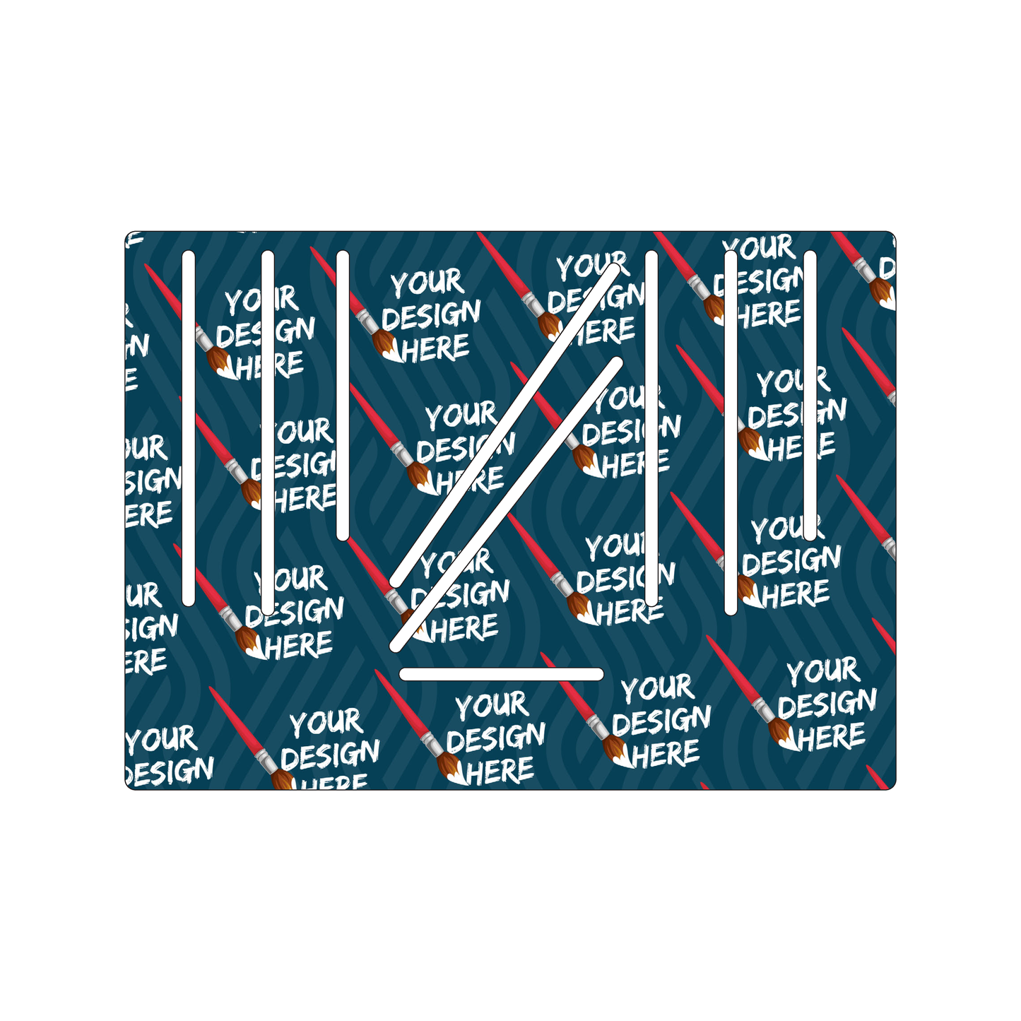 Custom Plastic 7.25" x 5.25" Guide Cards