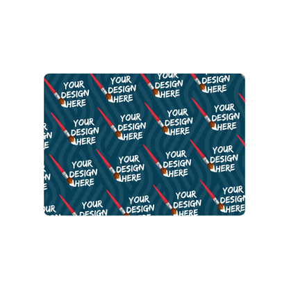 Custom Plastic 3" x 4.25" Rounded Rectangle Cards
