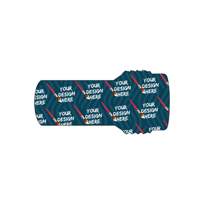 Custom Plastic 3.375" x 1.6" Flashlight Shape Cards