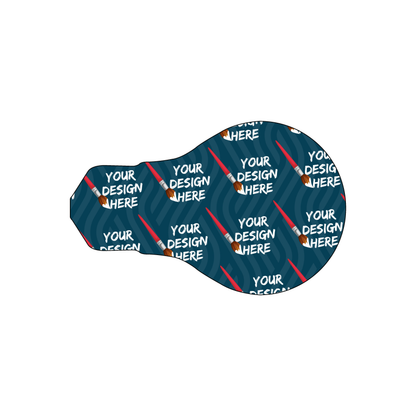 Custom Plastic 3.375" x 2.125" Light Bulb Shape Cards