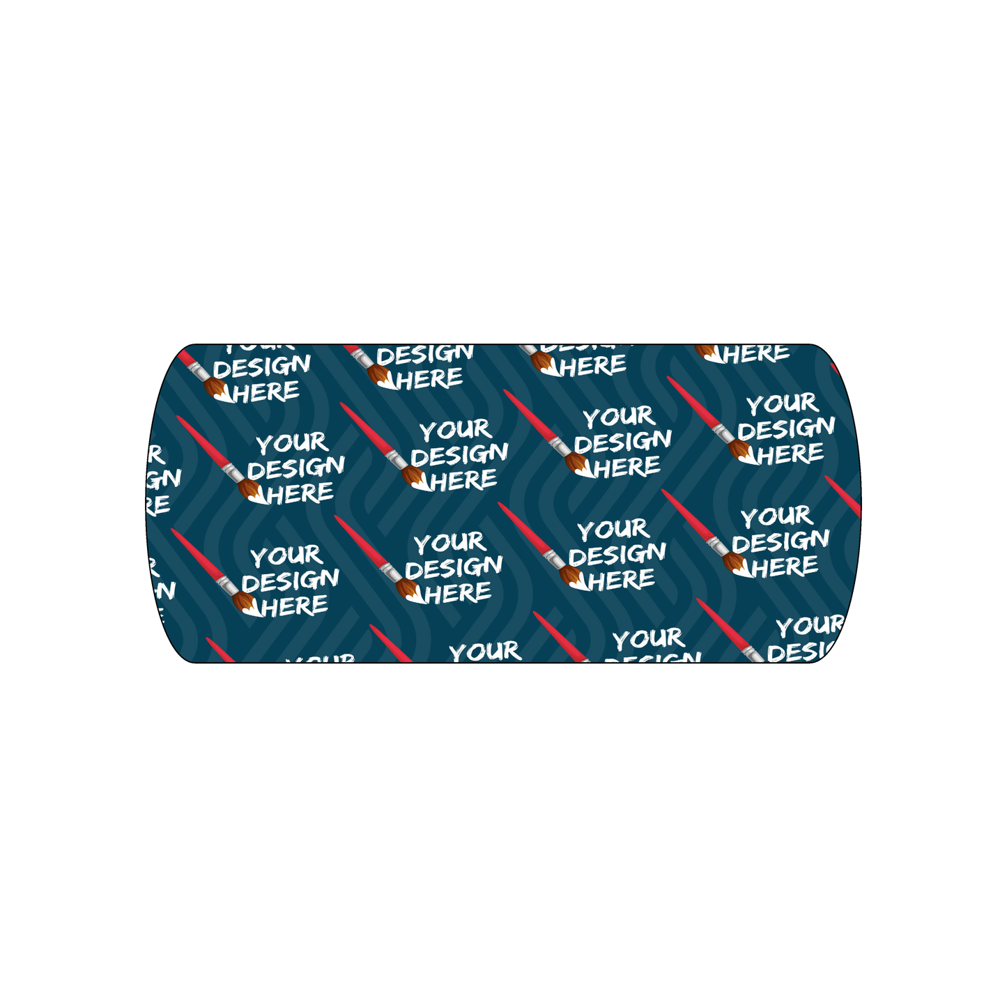 Custom Plastic 2.13" x 4.79" Two Rounded Ends Cards