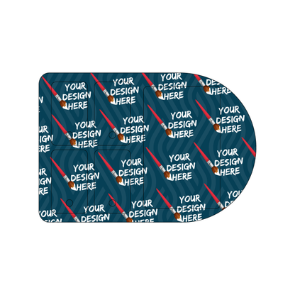 Custom Plastic Punch-Out Card and Four Key Tag Combo