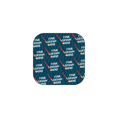 Custom Plastic 1.875" x 1.875" Small Rounded Square Cards