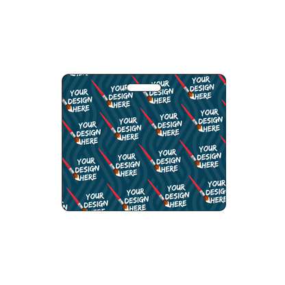 Custom Plastic 3" x 2.5" Short Badges