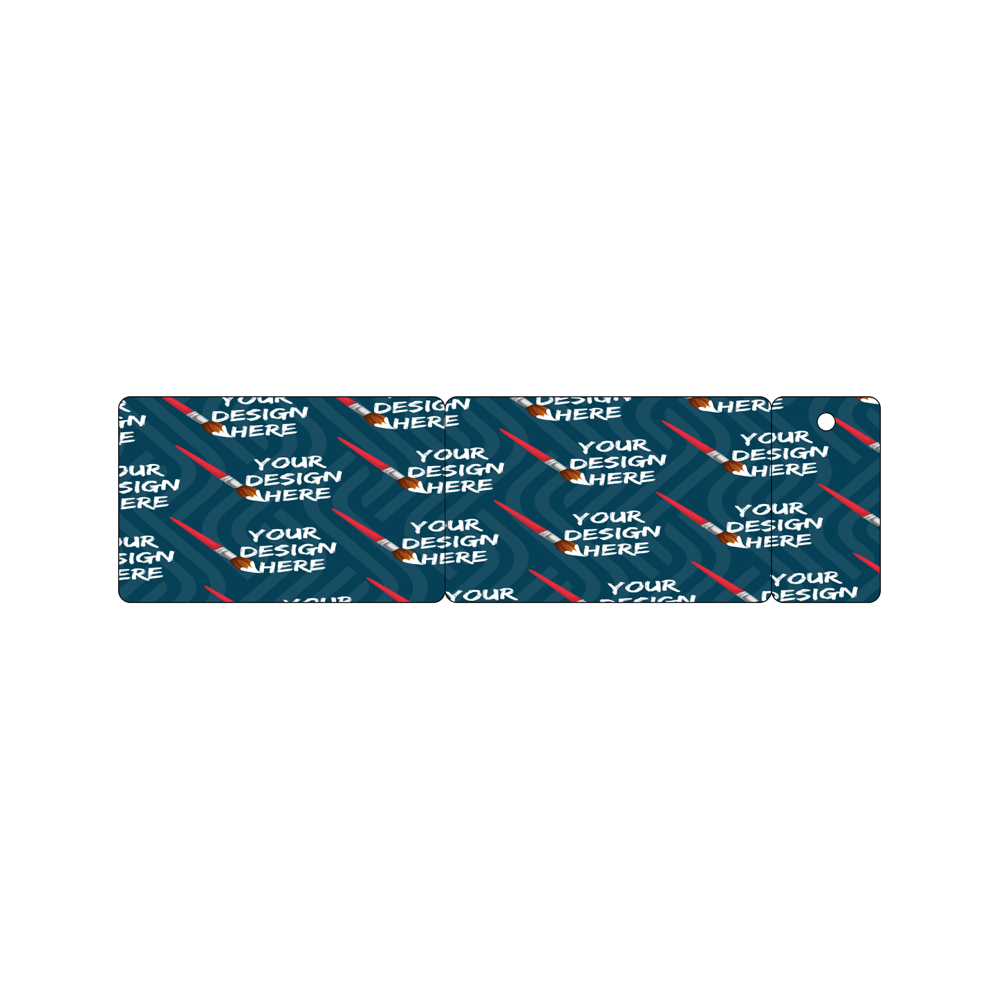 Custom Plastic Two Card and Key Tag Combo