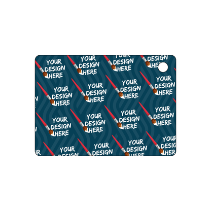 Custom Plastic 3.5" x 2.5" Cards with Hole