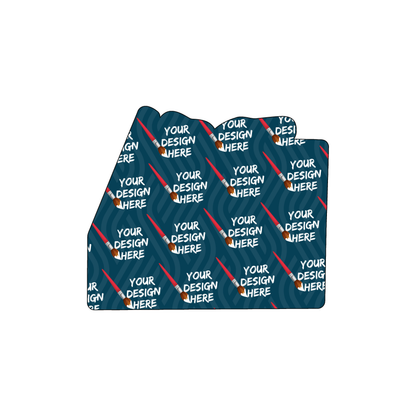 Custom Plastic 2.7" x 3.2" Arizona Shape Cards