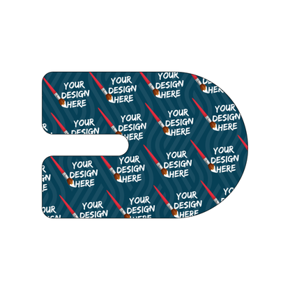 Custom Plastic 3.375" x 4.75" U Shape Cards