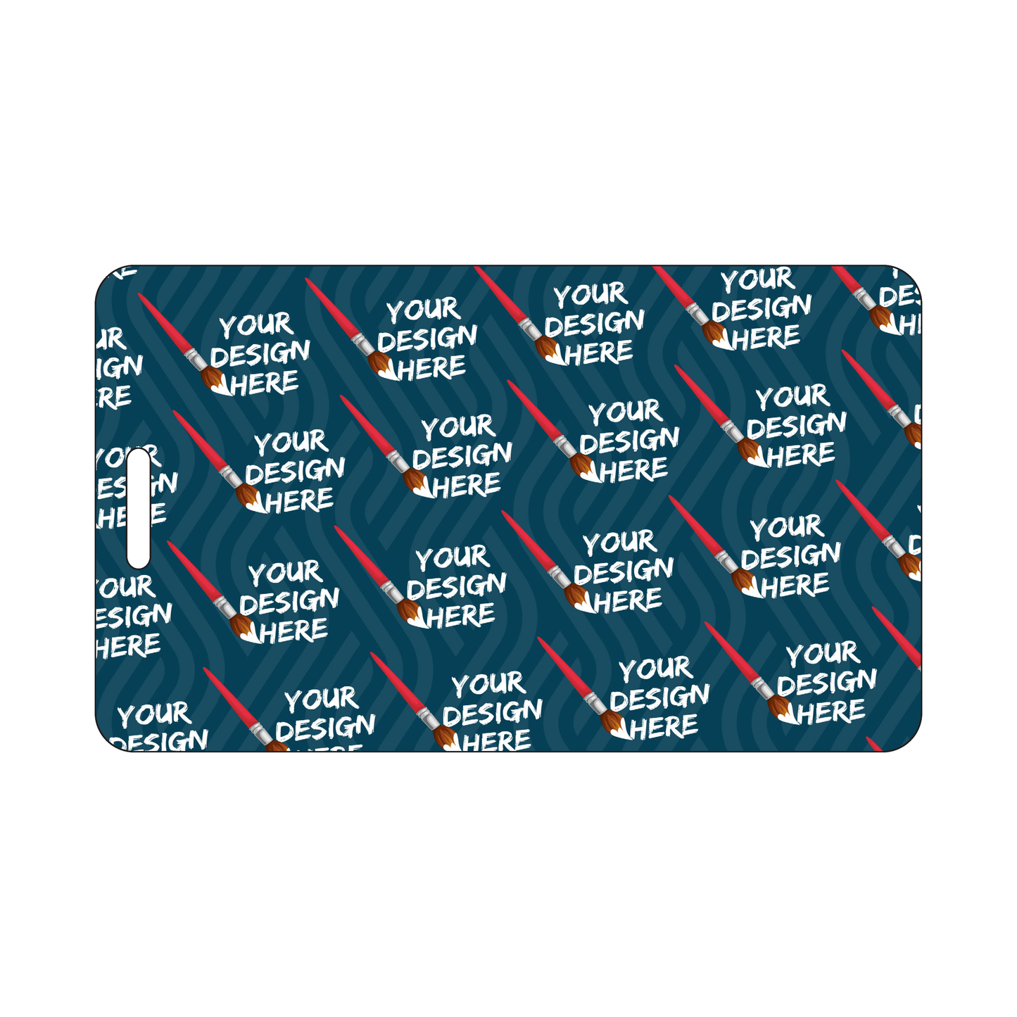 Custom Plastic 4.25" x 2.5" Vertical Badges
