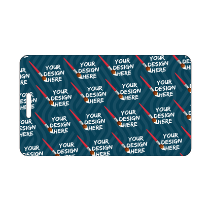 Custom Plastic 4.25" x 2.5" Vertical Badges