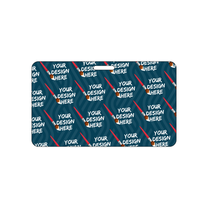 Custom Plastic 4.25" x 2.5" Horizontal Badges