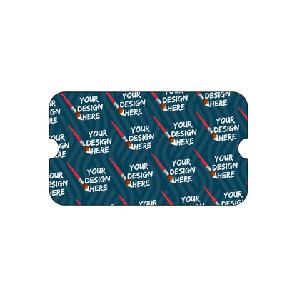 Custom Plastic 3.5" x 2" Ticket Shape Cards