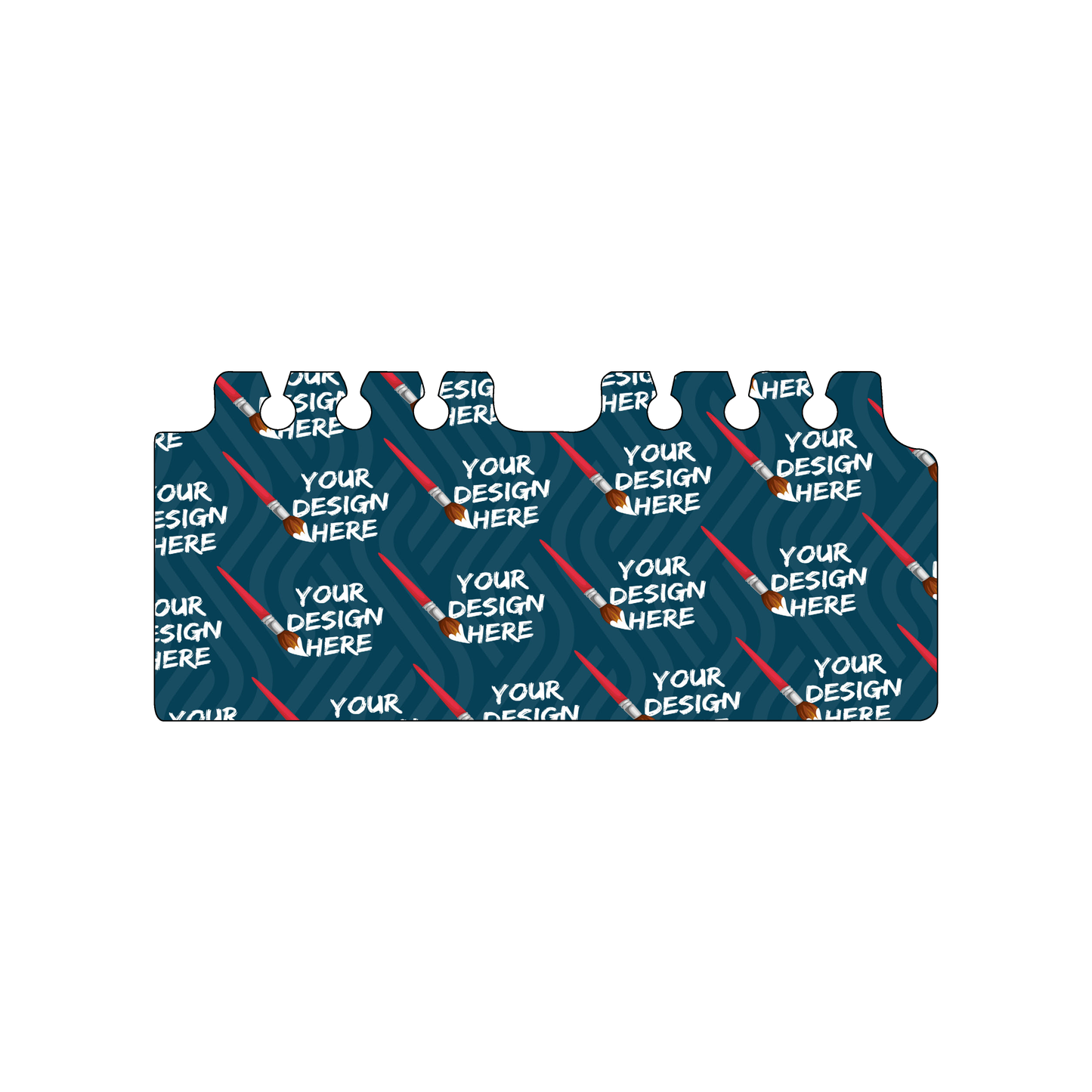 Custom Plastic 2.25" x 5.05" Rolodex Cards