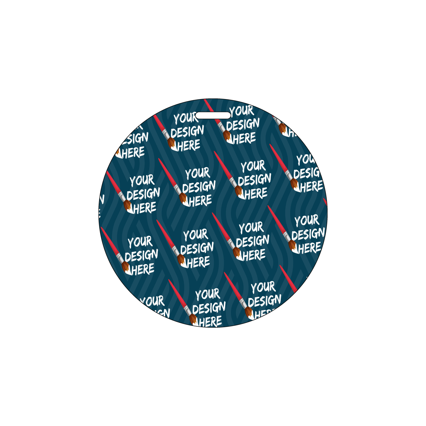 Custom Plastic 4" Circle Badges