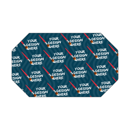 Custom Plastic 3" x 5" Large Octagonal Cards