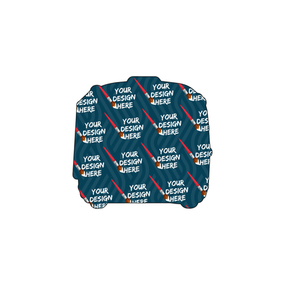 Custom Plastic 2.357" x 2.23" Trailer Rear View Shape Cards