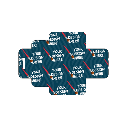 Custom Plastic 4.7" x 3.3" Block Arrow Shape Luggage Tags