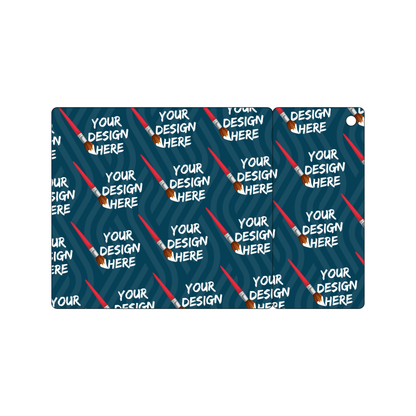 Custom Plastic Square Card and Long Rectangle Tag Combo