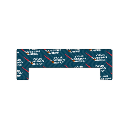 Custom Plastic 2" x 6.3" Bracket Shape Ruler