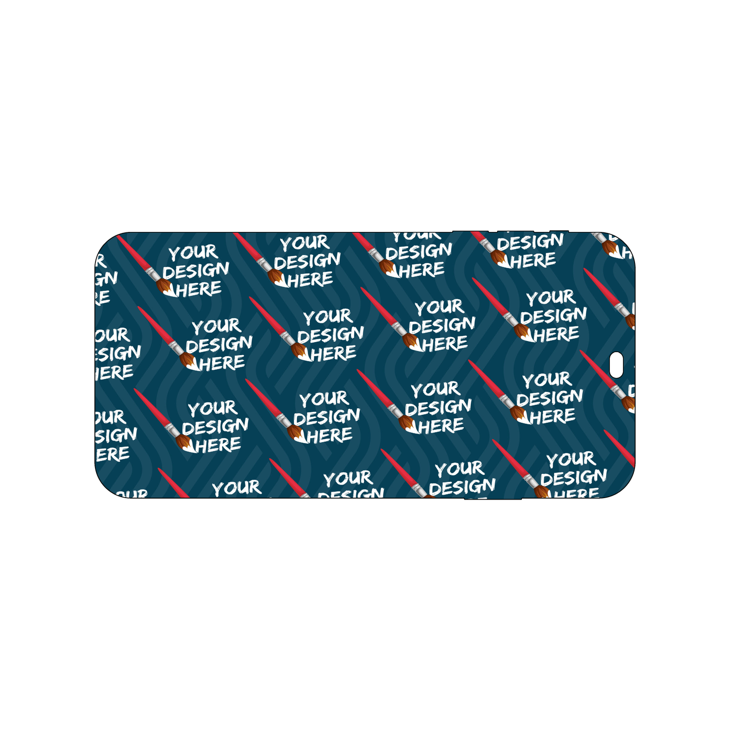 Custom Plastic 3.09" x 6.22" Phone Shape Tags